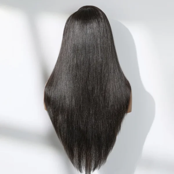 luvme all day comfort™ wig layered light yaki straight / loose body wave glueless 7x6 closure hd lace human hair wig pre cut lace