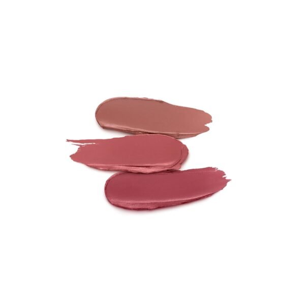 kiko milano unlimited perfection lip set 01, set of 3 non staining cream lipsticks with long hold