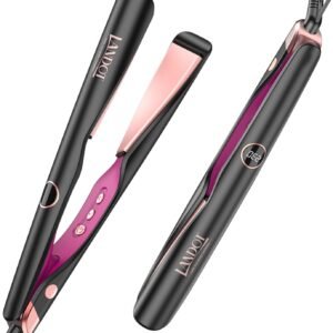 landot hair straightener curling and straightening 2 in 1