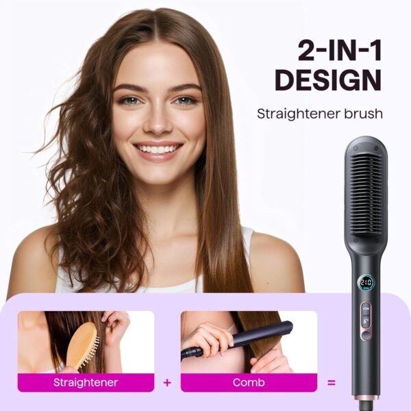 wavytalk negative ion straightening brush