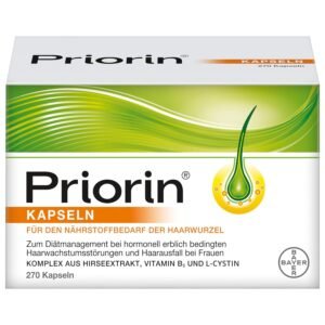 priorin capsules for hormonal hereditary hair loss in women, 270 capsules